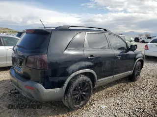 2013 Kia Sorento SX with VIN 5XYKW4A23DG416526, listed as a Copart auction lot 50945605 with 190,428 mi miles and Salvage Title. Bid and sale history available at carsss.com. Image 3.