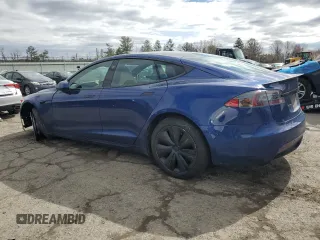 2021 Tesla Model S Plaid with VIN 5YJSA1E6XMF455390, listed as a Copart auction lot 47919105 with 23,522 mi miles and Salvage title. Bid and sale history available at DreamBid. Image 2.