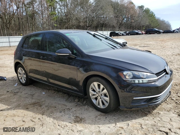 2021 Volkswagen Golf TSI with VIN 3VWW57AU6MM006701, listed as a Copart auction lot 48742185 with 50,114 mi miles and Salvage Title. Bid and sale history available at carsss.com. Image 4.