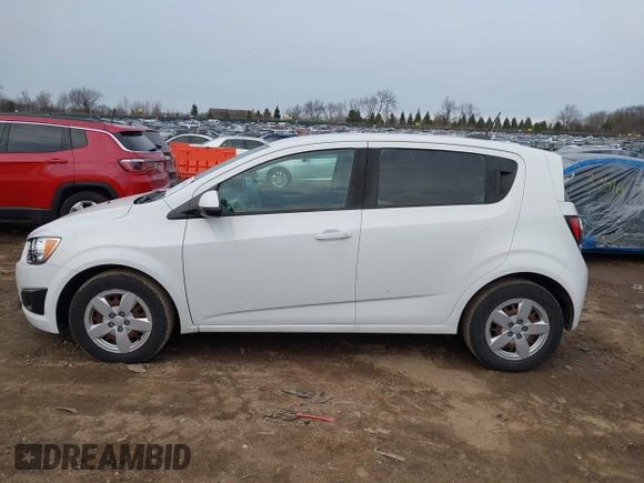 2015 Chevrolet Sonic LS with VIN 1G1JA6SH3F4160438, listed as a IAAI auction lot 41230481 with 98,424 mi miles and . Bid and sale history available at DreamBid. Image 14.