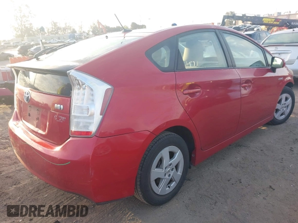 2011 Toyota Prius I with VIN JTDKN3DU8B5373799, listed as a IAAI auction lot 41904662 with 149,749 mi miles. Bid and sale history available at carsss.com. Image 4.