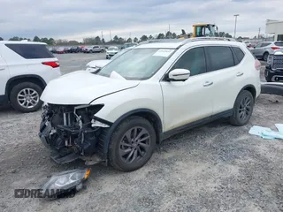 2016 Nissan Rogue SL with VIN 5N1AT2MT7GC873311, listed as a IAAI auction lot 41645032 with 98,535 mi miles. Bid and sale history available at carsss.com. Image 18.