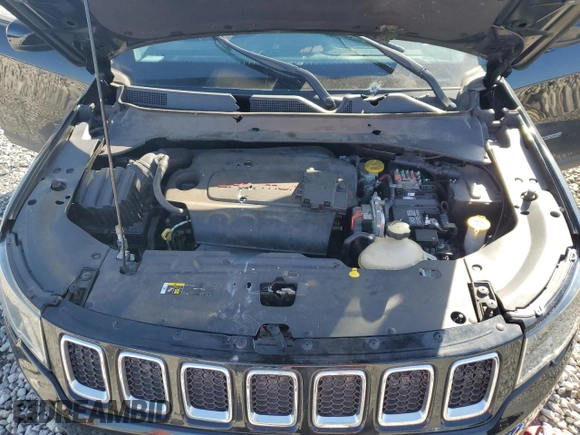 2018 Jeep Compass Latitude with VIN 3C4NJDBB2JT467482, listed as a Copart auction lot 48482365 with Not Provided miles and Salvage Title. Bid and sale history available at carsss.com. Image 12.