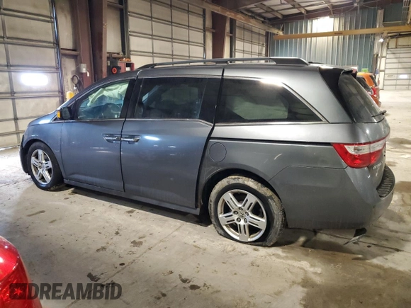 2013 Honda Odyssey Touring with VIN 5FNRL5H95DB012005, listed as a Copart auction lot 46259115 with 195,534 mi miles and Salvage Title. Bid and sale history available at carsss.com. Image 2.