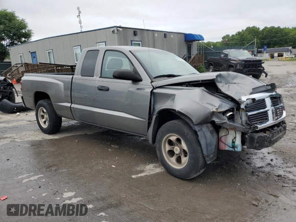 2005 Dodge Dakota ST with VIN 1D7HE22K35S155237, listed as a Copart auction lot 78925374 with Not Provided miles and Salvage Title. Bid and sale history available at DreamBid. Image 4.