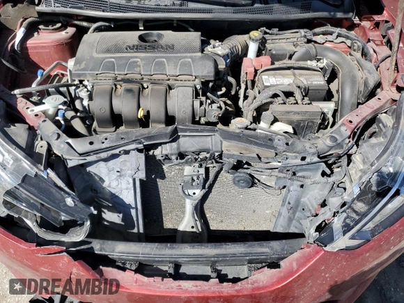 2017 Nissan Sentra SV with VIN 3N1AB7AP7HY223739, listed as a Copart auction lot 49300115 with 107,096 mi miles and Salvage Title. Bid and sale history available at DreamBid. Image 13.