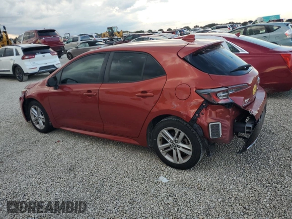2019 Toyota Corolla Hatchback SE with VIN JTNK4RBE3K3063696, listed as a Copart auction lot 73283364 with 63,822 mi miles and Salvage Title. Bid and sale history available at carsss.com. Image 2.
