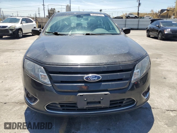 2012 Ford Fusion SEL with VIN 3FAHP0JA3CR270095, listed as a Copart auction lot 64328145 with 76,348 mi miles and Salvage title. Bid and sale history available at DreamBid. Image 5.