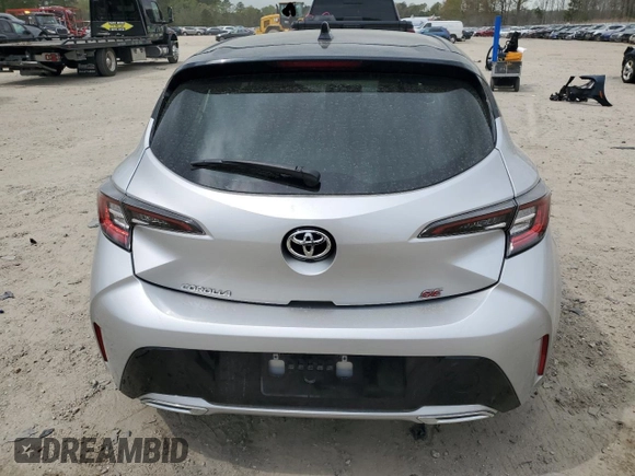 2022 Toyota Corolla Hatchback SE with VIN JTNB4MBEXN3165312, listed as a Copart auction lot 51041435 with 25,211 mi miles and Salvage Title. Bid and sale history available at carsss.com. Image 6.
