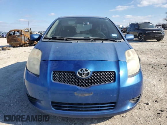 2008 Toyota Yaris with VIN JTDJT923285179759, listed as a Copart auction lot 89194665 with 258,440 mi miles and Salvage Title. Bid and sale history available at carsss.com. Image 5.
