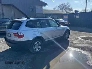 2005 BMW X3 3.0i with VIN WBXPA93455WD09939, listed as a Copart auction lot 50651495 with 147,812 mi miles and Clean Title. Bid and sale history available at carsss.com. Image 4.