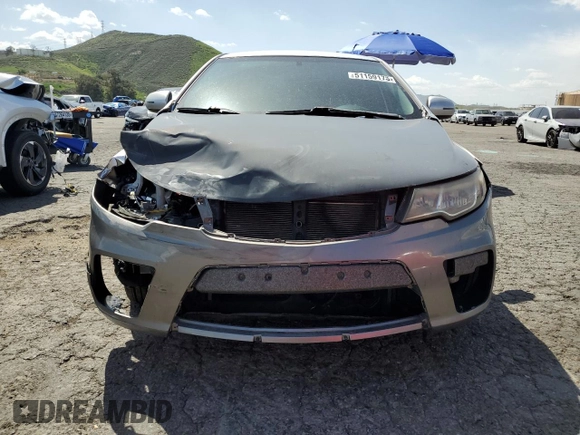 2011 Kia Forte EX with VIN KNAFU4A24B5449111, listed as a Copart auction lot 51159175 with 172,625 mi miles and Salvage Title. Bid and sale history available at carsss.com. Image 5.