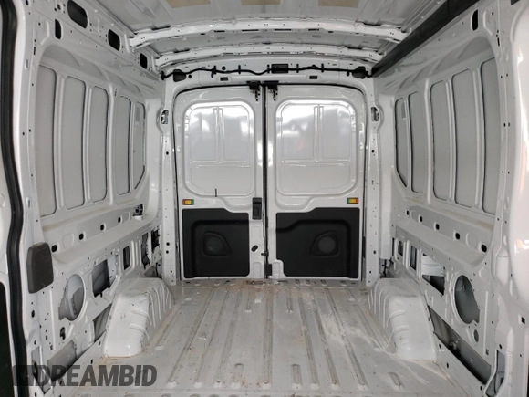 2023 Ford Transit with VIN 1FTYE2CG5PKB19301, listed as a Copart auction lot 50044225 with 38,943 mi miles and Salvage title. Bid and sale history available at DreamBid. Image 10.