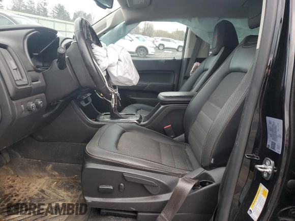 2022 GMC Canyon 4WD AT4 w/Cloth with VIN 1GTG6FEN7N1293630, listed as a Copart auction lot 89400665 with 19,261 mi miles and Salvage Title. Bid and sale history available at carsss.com. Image 7.