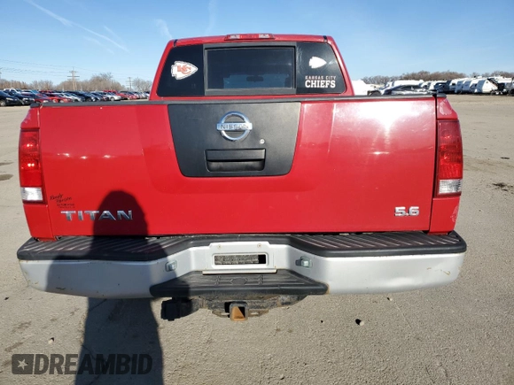 2006 Nissan Titan SE z VIN 1N6AA07A36N556439, wystawiony jako Copart lot #49556645 z przebiegiem 258 089 mil mil oraz Szkoda całkowita • Salvage title. Historia ofert i sprzedaży dostępna na DreamBid. Obrazek 6.