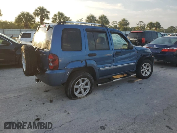 2005 Jeep Liberty Limited z VIN 1J8GL58K95W558452, wystawiony jako Copart lot #47108655 z przebiegiem 80 163 mil mil oraz Szkoda całkowita • Salvage title. Historia ofert i sprzedaży dostępna na DreamBid. Obrazek 3.