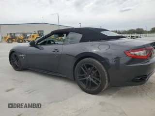 2015 Maserati GranTurismo Convertible Sport with VIN ZAM45VMA3F0142608, listed as a Copart auction lot 46232825 with 72,968 mi miles and Clean Title. Bid and sale history available at carsss.com. Image 2.