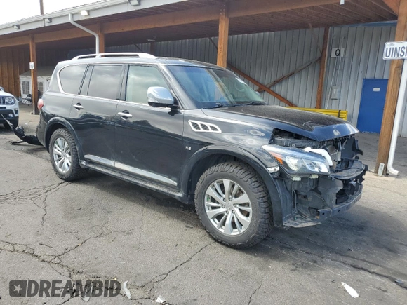 2016 Infiniti QX80 с VIN JN8AZ2NC4G9402316, выставлен на аукционе Copart как лот 54882935 с пробегом 111 091 миль миль и Списание • Salvage title. История ставок и продаж доступна на DreamBid. Изображение 4.
