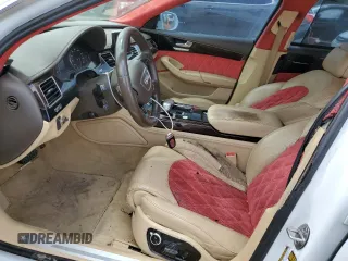 2014 Audi A8 3.0T z VIN WAURGAFD6EN004841, wystawiony jako Copart lot #51474005 z przebiegiem 214 588 mil mil oraz Szkoda całkowita • Salvage title. Historia ofert i sprzedaży dostępna na DreamBid. Obrazek 7.