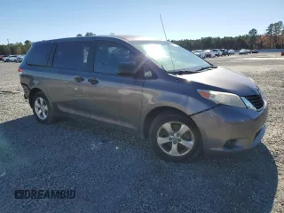 2011 Toyota Sienna with VIN 5TDZK3DC8BS120314, listed as a Copart auction lot 81939964 with 162,385 mi miles and Salvage Title. Bid and sale history available at carsss.com. Image 4.
