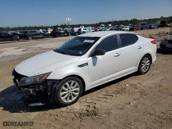 2014 Kia Optima EX with VIN 5XXGN4A79EG267436, listed as a Copart auction lot 49629855 with 206,276 mi miles and Salvage Title. Bid and sale history available at carsss.com. Image 1.