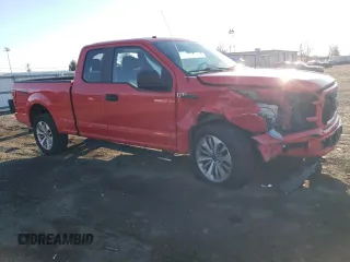 2018 Ford F-150 XL with VIN 1FTFX1EG4JFC22198, listed as a Copart auction lot 46727495 with 121,923 mi miles and Salvage Title. Bid and sale history available at carsss.com. Image 4.