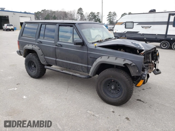 1994 Jeep Cherokee Sport with VIN 1J4FT68S0RL177339, listed as a Copart auction lot 47237805 with 207,156 mi miles and Salvage Title. Bid and sale history available at carsss.com. Image 4.