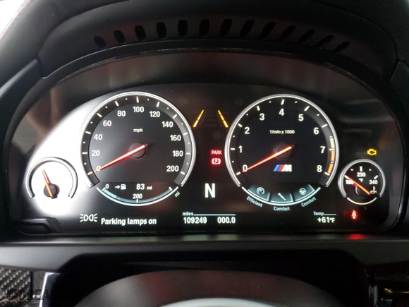 2017 BMW X6 M with VIN 5YMKW8C50H0U71775, listed as a Copart auction lot 44210315 with NaN miles and Clean Title. Bid and sale history available at carsss.com. Image 9.