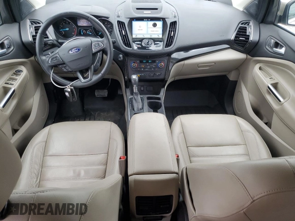2017 Ford Escape Titanium with VIN 1FMCU0J98HUD75004, listed as a Copart auction lot 51627805 with 74,166 mi miles and Salvage Title. Bid and sale history available at carsss.com. Image 8.