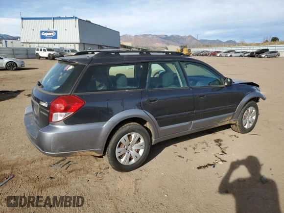 2009 Subaru Outback with VIN 4S4BP60CX97341651, listed as a Copart auction lot 82136644 with 115,538 mi miles and Salvage Title. Bid and sale history available at carsss.com. Image 3.