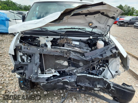 2023 Chevrolet Express Cargo with VIN 1GCWGAFP8P1113635, listed as a Copart auction lot 62947825 with 37,544 mi miles and Salvage title. Bid and sale history available at DreamBid. Image 12.
