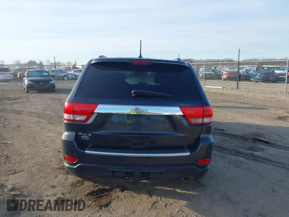 2013 Jeep Grand Cherokee Overland with VIN 1C4RJFCG7DC655471, listed as a IAAI auction lot 41241003 with 78,287 mi miles. Bid and sale history available at carsss.com. Image 16.