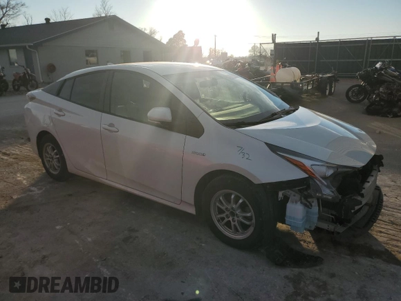 2016 Toyota Prius Two with VIN JTDKBRFU5G3506207, listed as a Copart auction lot 86130324 with 190,011 mi miles and Salvage Title. Bid and sale history available at DreamBid. Image 4.