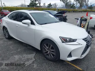 2019 Lexus IS with VIN JTHBA1D25K5093447, listed as a IAAI auction lot 41776912 with 61,761 mi miles. Bid and sale history available at carsss.com. Image 1.