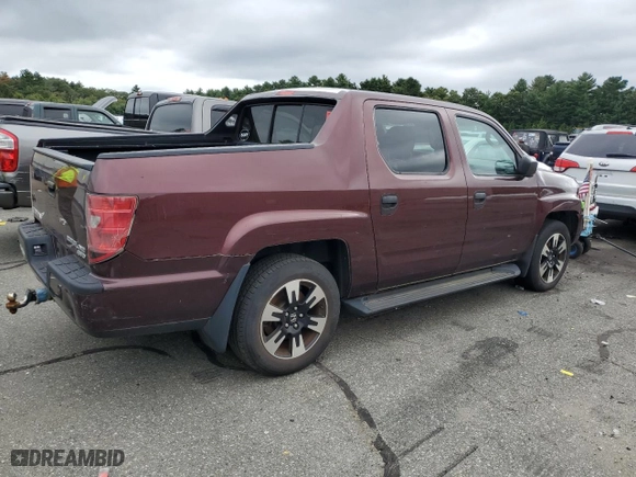 2009 Honda Ridgeline RT with VIN 5FPYK16209B108667, listed as a Copart auction lot 71869654 with 0 mi miles and Clean Title. Bid and sale history available at carsss.com. Image 3.