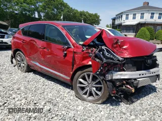 2021 Acura RDX Technology with VIN 5J8TC2H57ML014600, listed as a Copart auction lot 60658165 with Not provided miles and Salvage title. Bid and sale history available at DreamBid. Image 4.