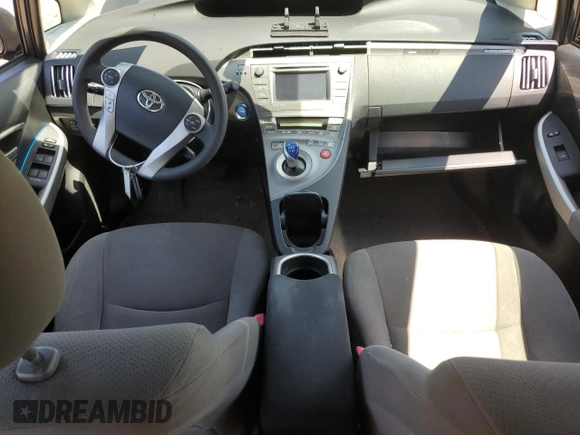 2013 Toyota Prius z VIN JTDKN3DP1D3041163, wystawiony jako Copart lot #59523955 z przebiegiem Nie podano mil oraz Szkoda całkowita • Salvage title. Historia ofert i sprzedaży dostępna na DreamBid. Obrazek 8.