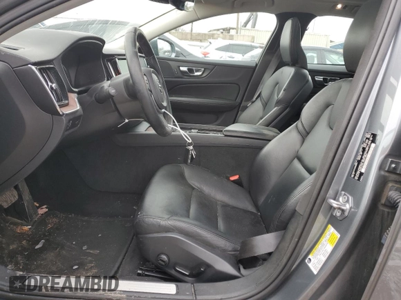 2021 Volvo S60 Momentum with VIN 7JRA22TK3MG080934, listed as a Copart auction lot 38539594 with 58,105 mi miles. Bid and sale history available at carsss.com. Image 7.