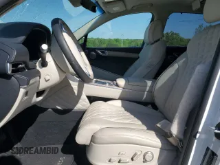 2023 Genesis GV80 with VIN KMUHCESC7PU110011, listed as a Copart auction lot 53480885 with 8,542 mi miles and Salvage title. Bid and sale history available at DreamBid. Image 7.