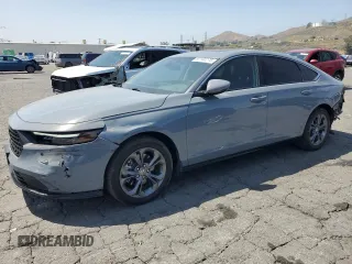 2023 Honda Accord EX-L with VIN 1HGCY2F64PA049575, listed as a Copart auction lot 57100275 with 30,024 mi miles and Salvage title. Bid and sale history available at DreamBid. Image 1.