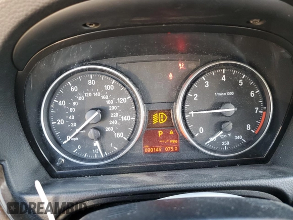 2013 BMW 3 Series 328i with VIN WBADW7C56DE733790, listed as a Copart auction lot 45474705 with 90,145 mi miles and Salvage Title. Bid and sale history available at carsss.com. Image 9.