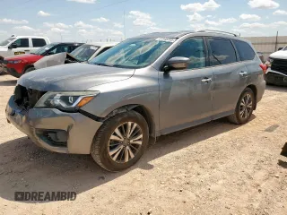 2017 Nissan Pathfinder SL with VIN 5N1DR2MN0HC645438, listed as a Copart auction lot 61348285 with 200,482 mi miles and Salvage title. Bid and sale history available at DreamBid. Image 1.