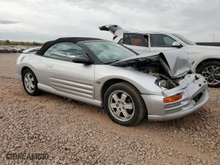 2001 Mitsubishi Eclipse GT with VIN 4A3AE85H21E013398, listed as a Copart auction lot 82793504 with 85,716 mi miles and Salvage Title. Bid and sale history available at carsss.com. Image 4.