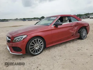 2018 Mercedes-Benz C 300 with VIN WDDWK4JB7JF714207, listed as a Copart auction lot 55471905 with 34,716 mi miles and Salvage title. Bid and sale history available at DreamBid. Image 1.