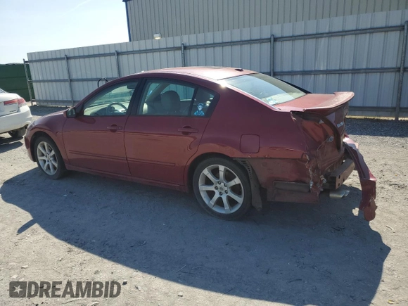 2008 Nissan Maxima SE with VIN 1N4BA41EX8C814972, listed as a Copart auction lot 60018655 with 332,355 mi miles and Salvage title. Bid and sale history available at DreamBid. Image 2.
