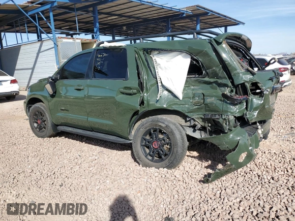 2020 Toyota Sequoia SR5 with VIN 5TDBY5G1XLS176990, listed as a Copart auction lot 46078625 with 58,688 mi miles and Salvage Title. Bid and sale history available at carsss.com. Image 2.
