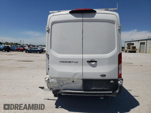 2023 Ford Transit Cargo with VIN 1FTBR1C86PKA45707, listed as a Copart auction lot 55052145 with 15,132 mi miles and Salvage title. Bid and sale history available at DreamBid. Image 6.
