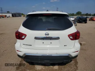 2017 Nissan Pathfinder SV with VIN 5N1DR2MN5HC665748, listed as a Copart auction lot 61188755 with 148,657 mi miles and Salvage title. Bid and sale history available at DreamBid. Image 6.