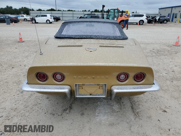 1969 Chevrolet Corvette z VIN 194679S706745, wystawiony jako Copart lot #74731214 z przebiegiem 46 994 mil mil oraz Szkoda całkowita • Salvage title. Historia ofert i sprzedaży dostępna na DreamBid. Obrazek 6.