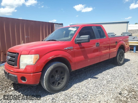 2010 Ford F-150 XL with VIN 1FTEX1CW3AFA21897, listed as a Copart auction lot 58000025 with 245,642 mi miles and Salvage title. Bid and sale history available at DreamBid. Image 1.